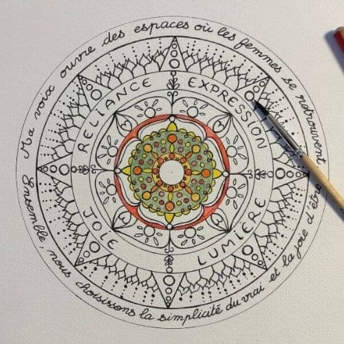 rencontre-mandala Ma rencontre avec le mandala - atelier d'art-thérapie à Verniolle